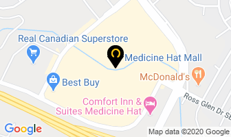Medicine Hat Mall in Medicine Hat map