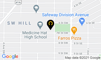 Medicine Hat School District No 76 in Medicine Hat map