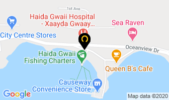 Meegan's Store in Queen Charlotte map