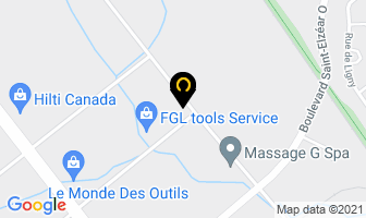 Megalab Inc in Beauharnois map