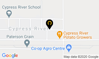 Meighen Haddad & Co in Cypress River map