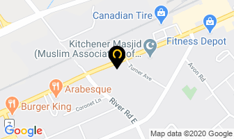Meineke Car Care Centre in Kitchener map