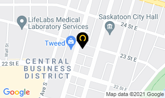 Mel Malkin Studio in Saskatoon map