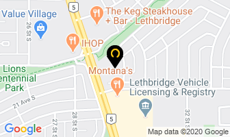 Meli Insurance Brokerage in Lethbridge map