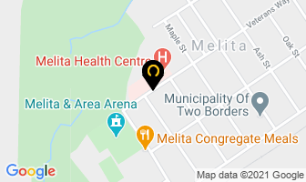 Melita Chiropractic Clinic in Melita map