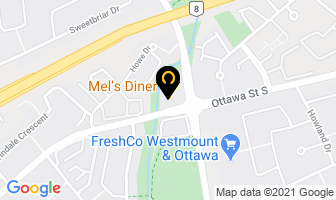 Mels Diner in Kitchener map