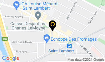 Menard Nicole in Saint-Lambert map