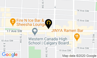 Menchies Frozen Yogurt in Calgary map