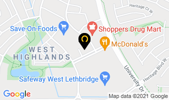 Menchies Frozen Yogurt in Lethbridge map