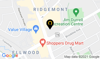 Mendes Toyota in Guelph map