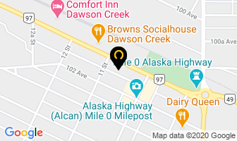 Meng Fan Restaurant in Dawson Creek map