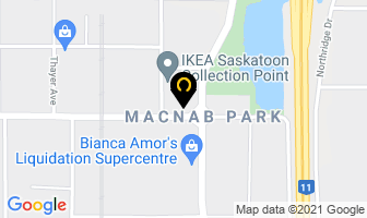Mennonite Church Saskatchewan in Saskatoon map