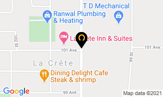 Mennonite Mutual Ins Co Alberta in La Crête map