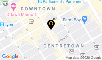Menzies Lawyers in Guelph map