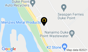 Menzies Metal Products in Nanaimo map