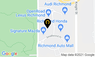 Mercedes-Benz Richmond in Richmond map