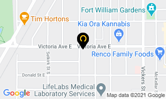 Mercer William Dr in Thunder Bay map