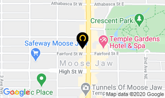 Merchant Law Group Llp in Moose Jaw map