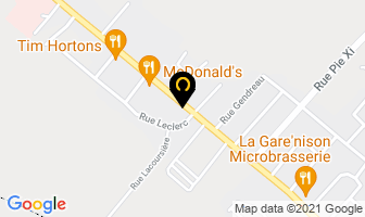 Mercier Philippe Inc in Lac-Mégantic map