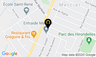 Mercier Pizzeria in Mercier map