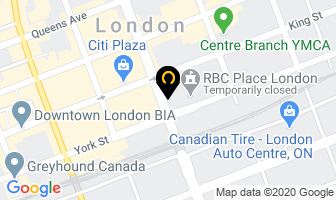 Mercury Blueprinting Inc in London map