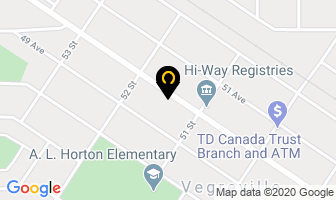 Meridian Acupuncture in Vegreville map