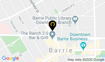 Meridian Credit Union in Barrie map