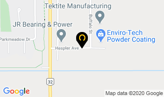 Meridian Manufacturing in Winkler map