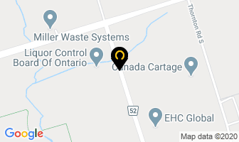 Merit Paper Company in Oshawa map