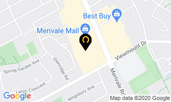 Merivale Mall Eye Care Centre in Guelph map
