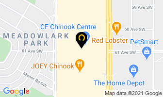 Merle Normanopen Chinook Centre in Calgary map