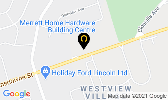 Merrett Home Hardware Building Centre in Peterborough map
