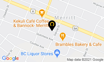 Merritt Hearing Clinic in Merritt map