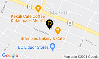 Merritt Printing in Merritt map