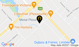 Metal Pless Inc in Plessisville map