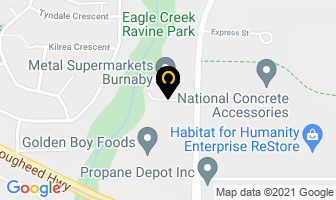 Metal Supermarkets in Burnaby map