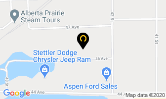 Metalex Metal Buildings Inc in Stettler map