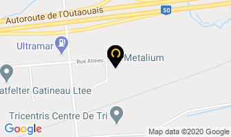 Metalium Inc in Gatineau map