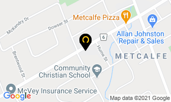 Metcalfe Co-Operative Nursery School in Guelph map