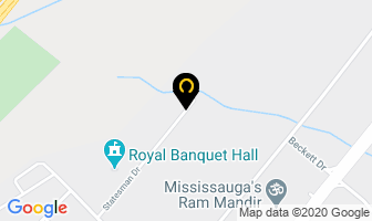 Metric Storage in Mississauga map