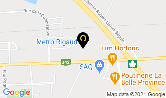 Metro in Rigaud map