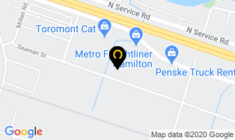 Metro Freightliner Hamilton Inc in Hamilton map
