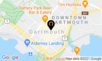 Metro Tailors in Dartmouth map