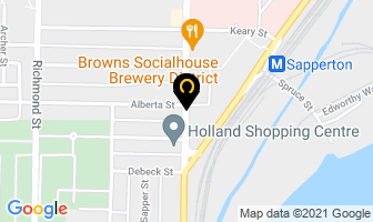 Metro West Insurance in New Westminster map