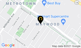 Metroplace in Brant map