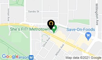 Metrotown Dason Insurance Services in Brant map