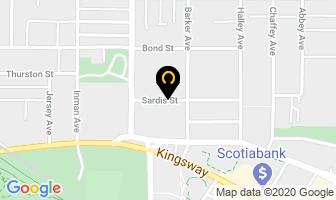 Metrotown Driving School in Burnaby map
