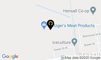 Metzger's Meat Products Inc in Hensall map