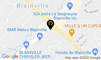 Meubl'aubaines in Blainville map