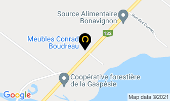 Meubles Conrad Boudreau in Maria map